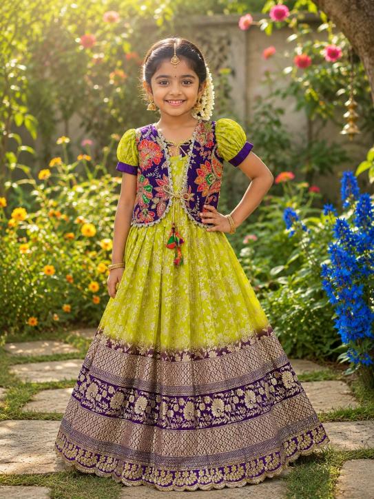 Position print coat Natural Crep Bulk kids wear supplier in Gujarat